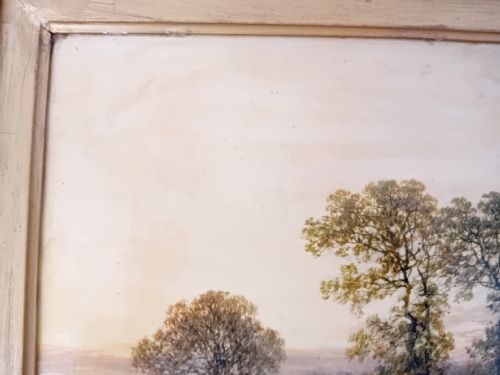 LANDSCAPE NEAR HARBORNE OIL ON CANVAS BY PETER DEAKIN - ADDITIONAL PHOTO 1