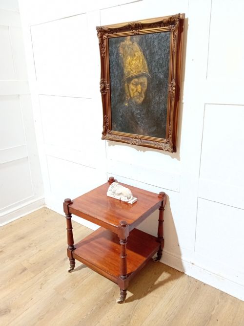 ANTQIUE VICTORIAN MAHOGANY SIDE TABLE C18801900 - ADDITIONAL PHOTO 6