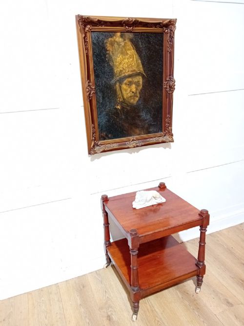 ANTQIUE VICTORIAN MAHOGANY SIDE TABLE C18801900 - ADDITIONAL PHOTO 3