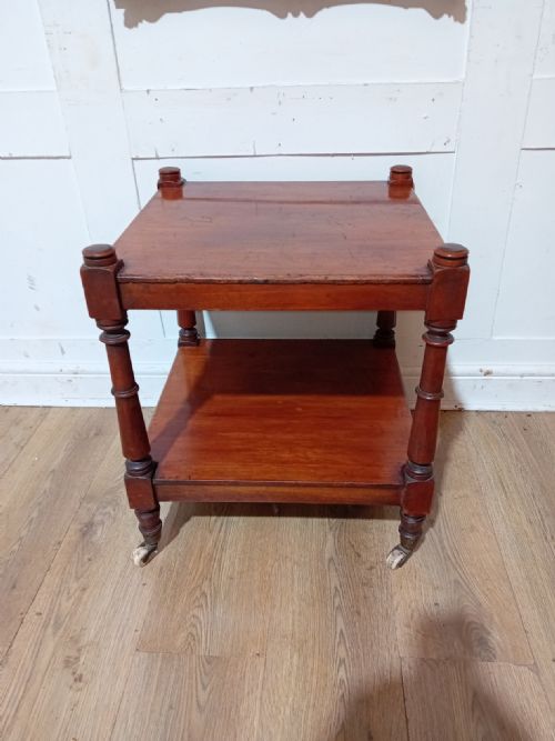 ANTQIUE VICTORIAN MAHOGANY SIDE TABLE C18801900 - ADDITIONAL PHOTO 5