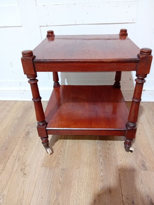 ANTQIUE VICTORIAN MAHOGANY SIDE TABLE C18801900 - ADDITIONAL PHOTO 8