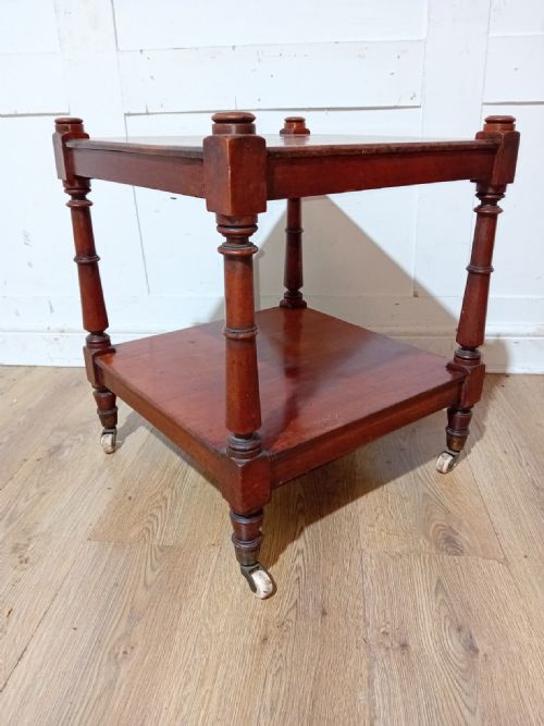 ANTQIUE VICTORIAN MAHOGANY SIDE TABLE C18801900 - ADDITIONAL PHOTO 9