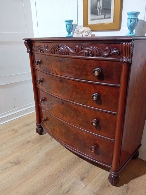 SUPERIOR QUALITY WILLIAM IV CHEST OF DRAWERS C183037 - ADDITIONAL PHOTO 1