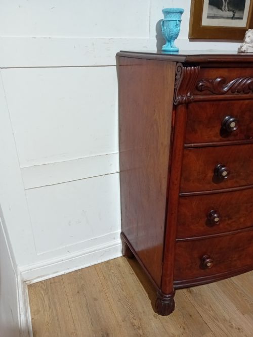 SUPERIOR QUALITY WILLIAM IV CHEST OF DRAWERS C183037 - ADDITIONAL PHOTO 2