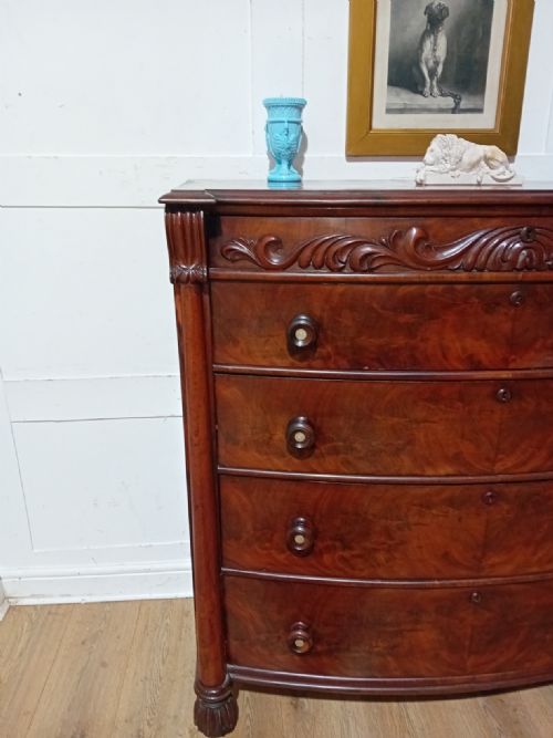 SUPERIOR QUALITY WILLIAM IV CHEST OF DRAWERS C183037 - ADDITIONAL PHOTO 3