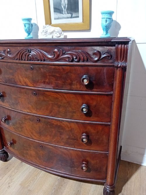 SUPERIOR QUALITY WILLIAM IV CHEST OF DRAWERS C183037 - ADDITIONAL PHOTO 5
