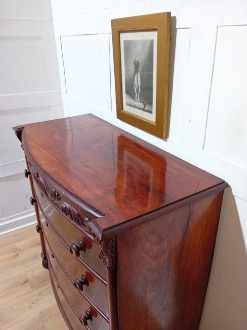 SUPERIOR QUALITY WILLIAM IV CHEST OF DRAWERS C183037 - ADDITIONAL PHOTO 6