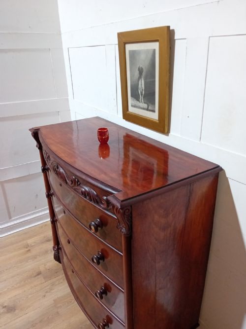 SUPERIOR QUALITY WILLIAM IV CHEST OF DRAWERS C183037 - ADDITIONAL PHOTO 7