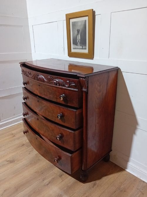 SUPERIOR QUALITY WILLIAM IV CHEST OF DRAWERS C183037 - ADDITIONAL PHOTO 8