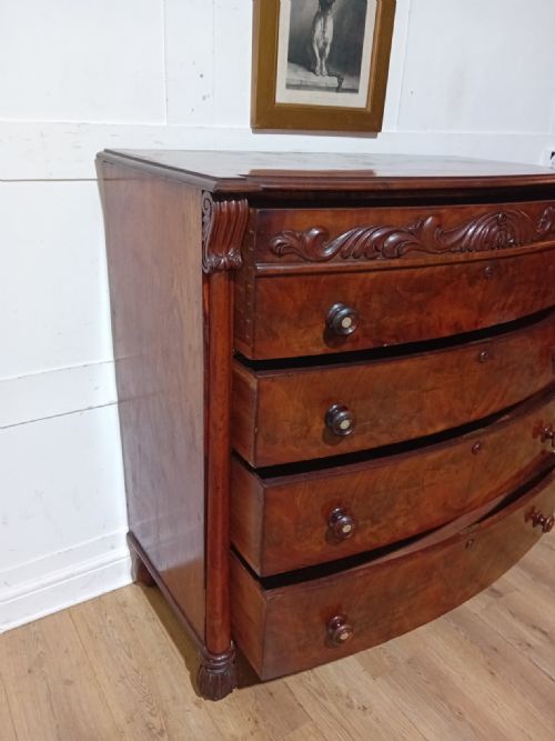 SUPERIOR QUALITY WILLIAM IV CHEST OF DRAWERS C183037 - ADDITIONAL PHOTO 9
