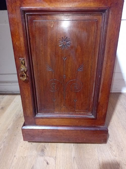 ARTS CRAFTS VICTORIAN MAHOGANY PEDESTAL DESK C188595 - ADDITIONAL PHOTO 11