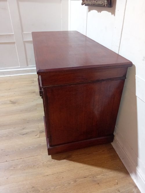 ARTS CRAFTS VICTORIAN MAHOGANY PEDESTAL DESK C188595 - ADDITIONAL PHOTO 15