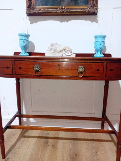 ANTIQUE REGENCY MAHOGANY SIDE TABLE C181120 - ADDITIONAL PHOTO 4
