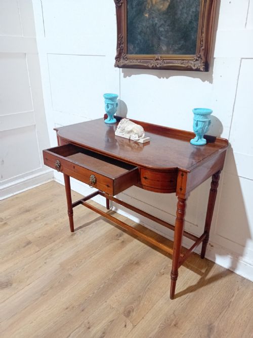 ANTIQUE REGENCY MAHOGANY SIDE TABLE C181120 - ADDITIONAL PHOTO 7
