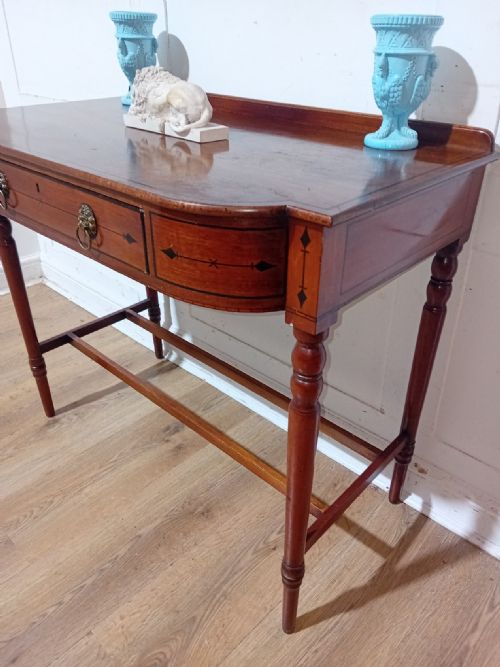 ANTIQUE REGENCY MAHOGANY SIDE TABLE C181120 - ADDITIONAL PHOTO 8