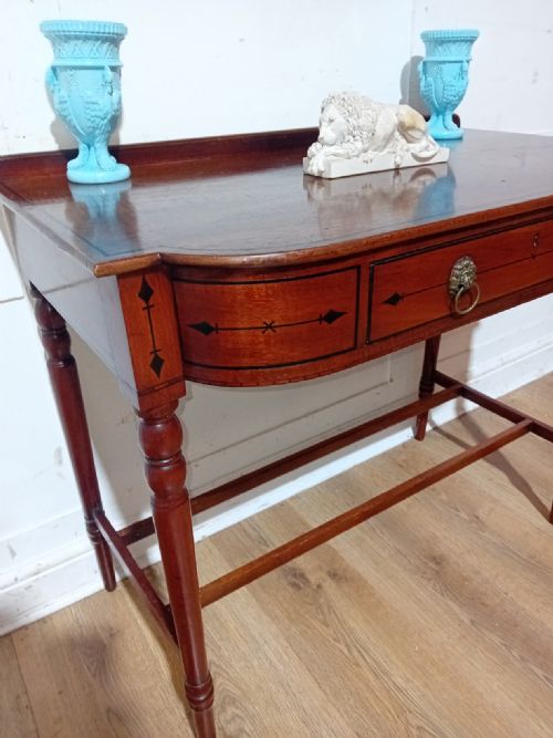ANTIQUE REGENCY MAHOGANY SIDE TABLE C181120 - ADDITIONAL PHOTO 9