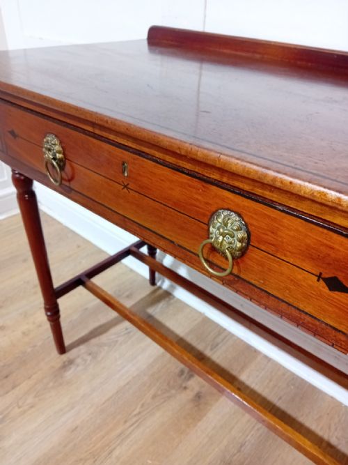 ANTIQUE REGENCY MAHOGANY SIDE TABLE C181120 - ADDITIONAL PHOTO 20