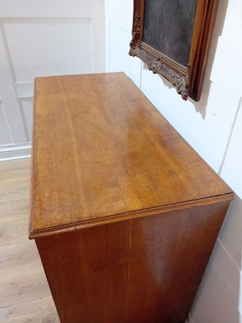 ANTIQUE GEORGE III OAK CHEST OF DRAWERS C176080 - ADDITIONAL PHOTO 11