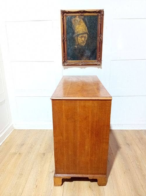 ANTIQUE GEORGE III OAK CHEST OF DRAWERS C176080 - ADDITIONAL PHOTO 12