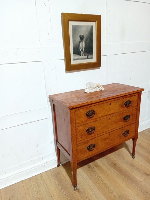 ARTS CRAFTS VICTORIAN OAK CHEST OF DRAWERS C18801900 - ADDITIONAL PHOTO 7