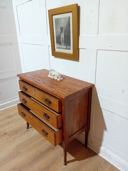 ARTS CRAFTS VICTORIAN OAK CHEST OF DRAWERS C18801900 - ADDITIONAL PHOTO 9
