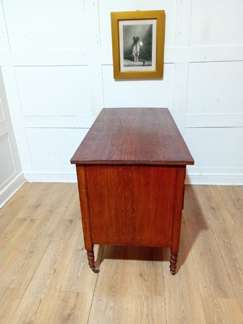 ANTIQUE VICTORIAN OAK DESK C18801900 - ADDITIONAL PHOTO 18