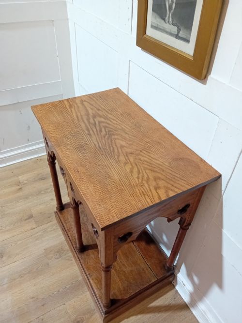 ANTIQUE VICTORIAN OAK CHURCH ALTAR C18901910 - ADDITIONAL PHOTO 11