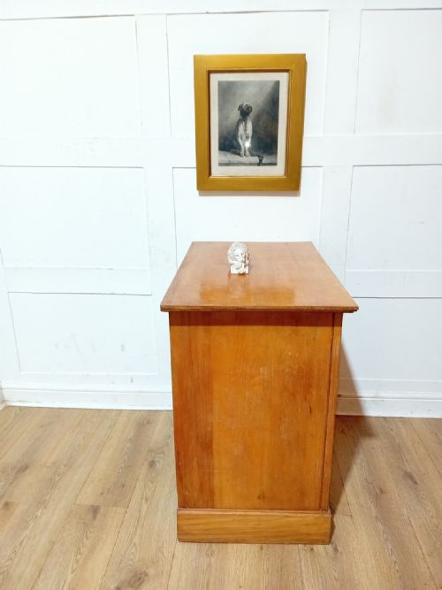 ARTS CRAFTS HARRIS LEBUS SATINWOOD CHEST OF DRAWES C18801900 - ADDITIONAL PHOTO 9