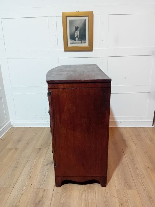 ANTIQUE GEORGE III MAHOGANY BOWFRONT CHEST OF DRAWERS C1785095 - ADDITIONAL PHOTO 17
