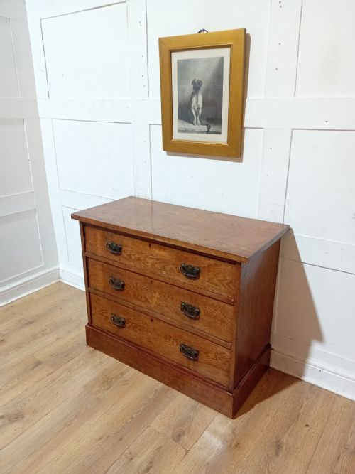ANTIQUE OAK ARTS CRAFTS CHEST OF DRAWER C18801900