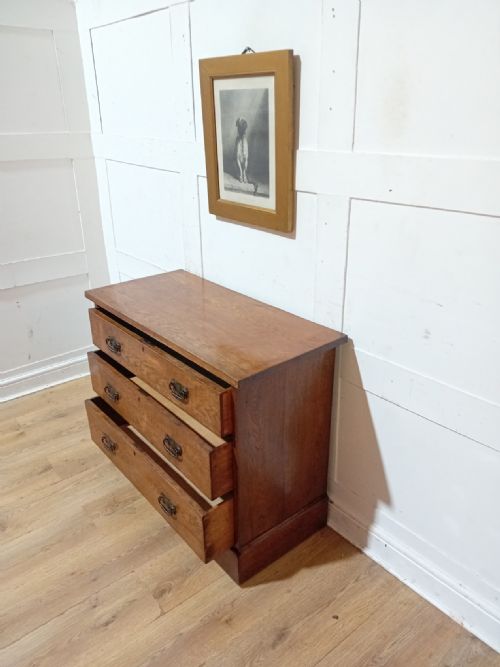 ANTIQUE OAK ARTS CRAFTS CHEST OF DRAWER C18801900 - ADDITIONAL PHOTO 11