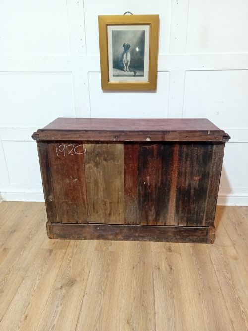 ANTIQUE VICTORIAN MAHOGANY CHEST OF DRAWERS C18801900 - ADDITIONAL PHOTO 11