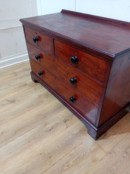 ANTIQUE VICTORIAN MAHOGANY CHEST OF DRAWERS C18801900 - ADDITIONAL PHOTO 14