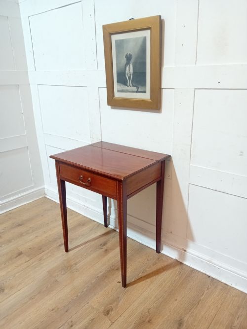 ANTIQUE EDWARDIAN SUPERIOR QUALITY LADIES WRITING DESK C190015 - ADDITIONAL PHOTO 2