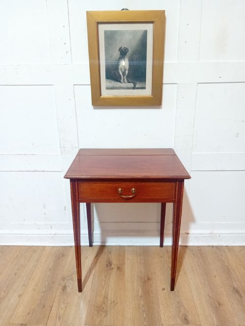 ANTIQUE EDWARDIAN SUPERIOR QUALITY LADIES WRITING DESK C190015 - ADDITIONAL PHOTO 4