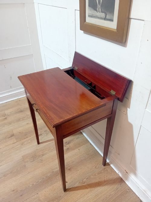 ANTIQUE EDWARDIAN SUPERIOR QUALITY LADIES WRITING DESK C190015 - ADDITIONAL PHOTO 5
