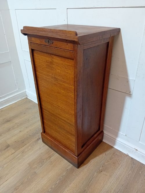 RARE ANTIQUE VICTORIAN OAK LECTURN TOP FILING CABINET C18901910 - ADDITIONAL PHOTO 13