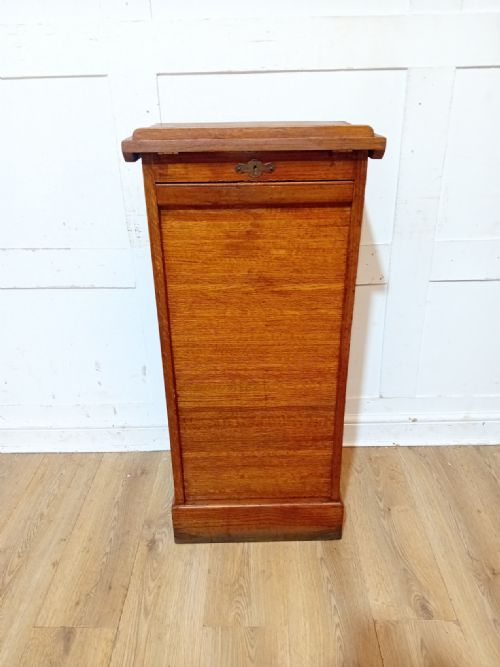 RARE ANTIQUE VICTORIAN OAK LECTURN TOP FILING CABINET C18901910 - ADDITIONAL PHOTO 14