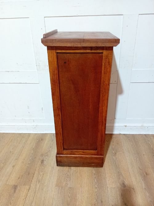 RARE ANTIQUE VICTORIAN OAK LECTURN TOP FILING CABINET C18901910 - ADDITIONAL PHOTO 15