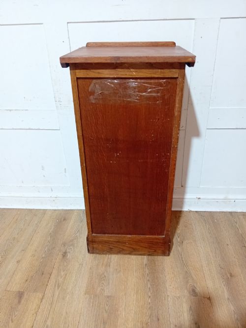 RARE ANTIQUE VICTORIAN OAK LECTURN TOP FILING CABINET C18901910 - ADDITIONAL PHOTO 16