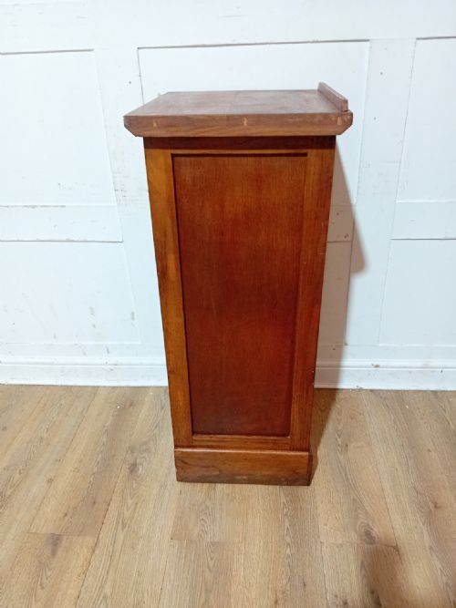 RARE ANTIQUE VICTORIAN OAK LECTURN TOP FILING CABINET C18901910 - ADDITIONAL PHOTO 17
