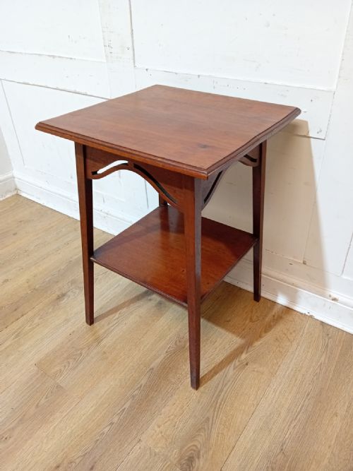 ARTS CRAFTS LIBERTY OF LONDON WALNUT SIDE TABLE C18851900