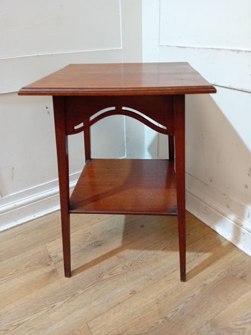 ARTS CRAFTS LIBERTY OF LONDON WALNUT SIDE TABLE C18851900 - ADDITIONAL PHOTO 3