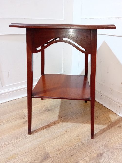 ARTS CRAFTS LIBERTY OF LONDON WALNUT SIDE TABLE C18851900 - ADDITIONAL PHOTO 5