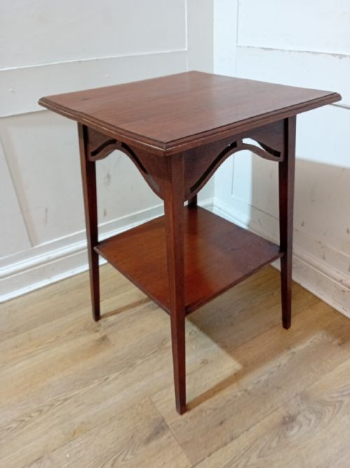 ARTS CRAFTS LIBERTY OF LONDON WALNUT SIDE TABLE C18851900 - ADDITIONAL PHOTO 6