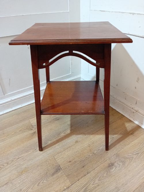 ARTS CRAFTS LIBERTY OF LONDON WALNUT SIDE TABLE C18851900 - ADDITIONAL PHOTO 7