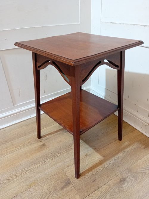 ARTS CRAFTS LIBERTY OF LONDON WALNUT SIDE TABLE C18851900 - ADDITIONAL PHOTO 8