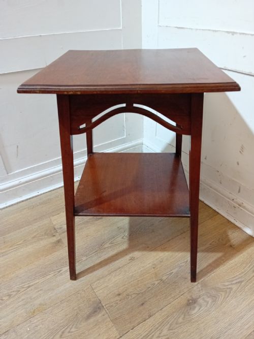 ARTS CRAFTS LIBERTY OF LONDON WALNUT SIDE TABLE C18851900 - ADDITIONAL PHOTO 9