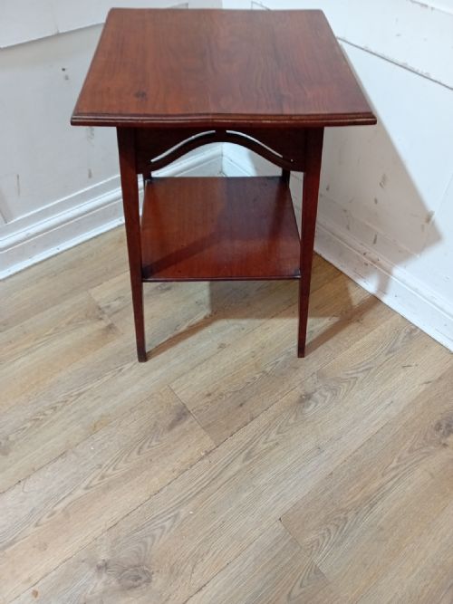 ARTS CRAFTS LIBERTY OF LONDON WALNUT SIDE TABLE C18851900 - ADDITIONAL PHOTO 13