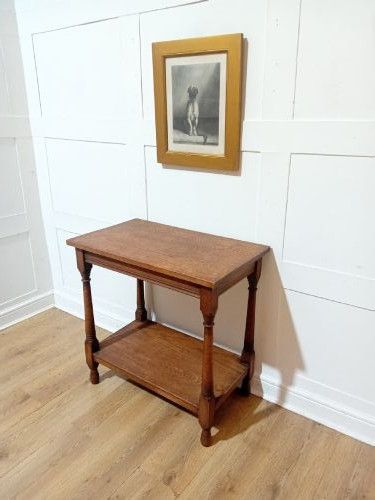 Antique Arts & Crafts Victorian Oak Table C1890-1910